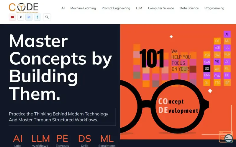 Screenshot of CodePLU