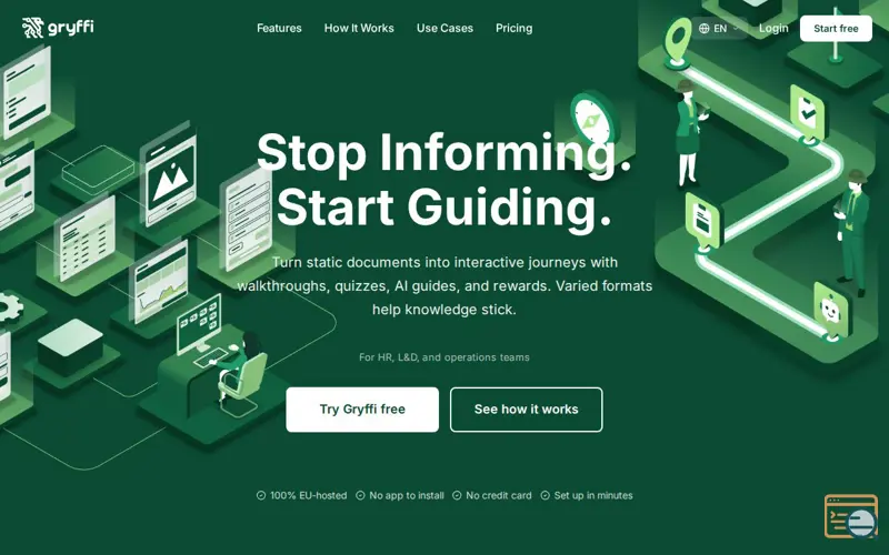 Screenshot of Gryffi