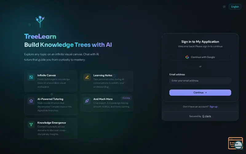 Screenshot of knowledge explorer