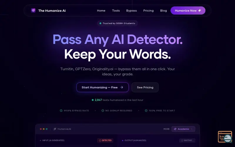 Screenshot of Humanize AI Pro
