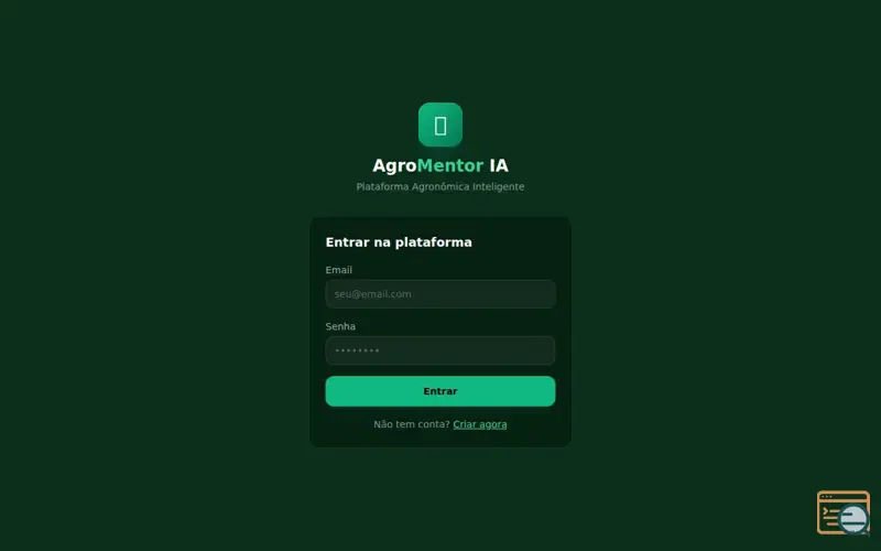 Screenshot of AgroMentor IA
