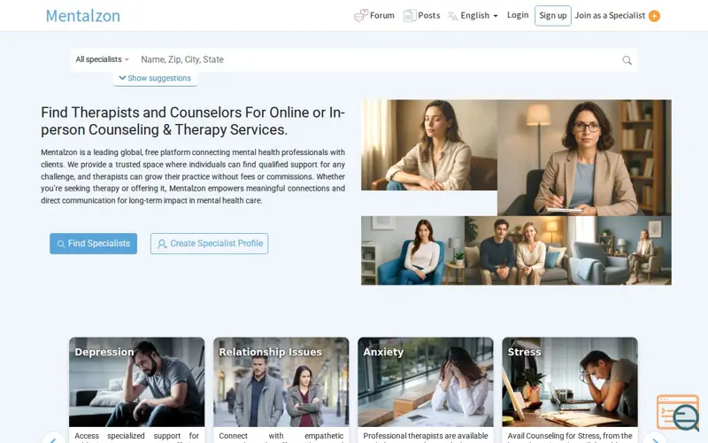 Screenshot of Mentalzon