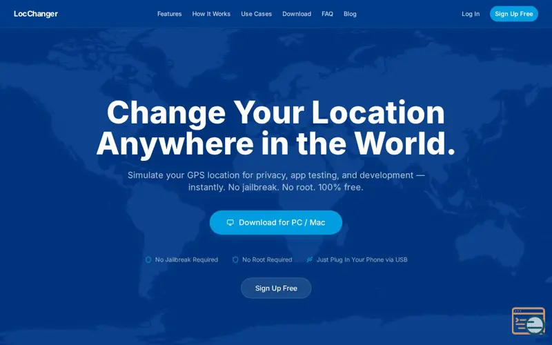 Screenshot of LocChanger — GPS Location Simulator