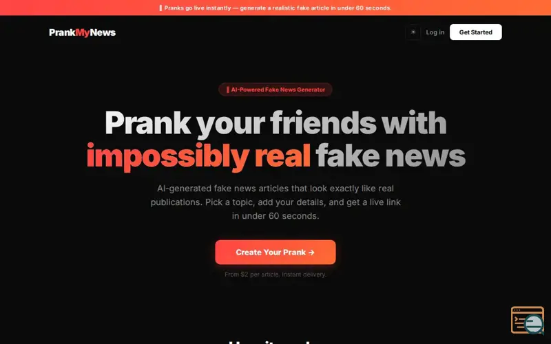 Screenshot of Prank Your Friends