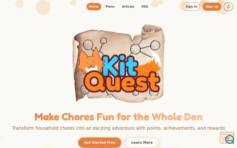 Screenshot of KitQuest