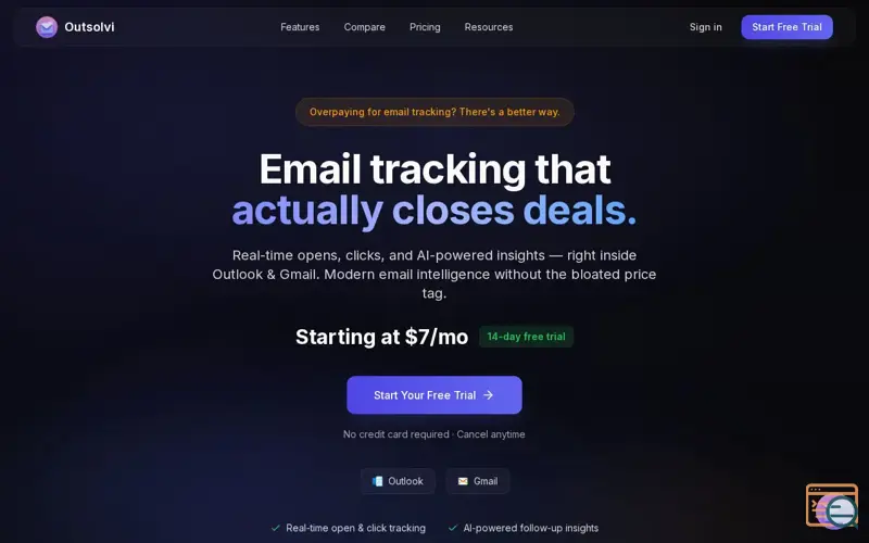 Screenshot of Outsolvi