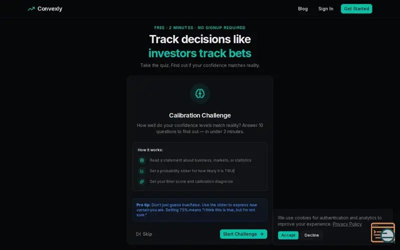 Screenshot of I built a 2-min quiz that shows you how bad you are at estimating