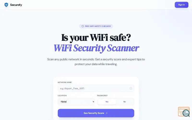 Screenshot of Securofy