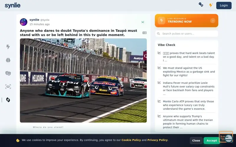 Screenshot of Synlie
