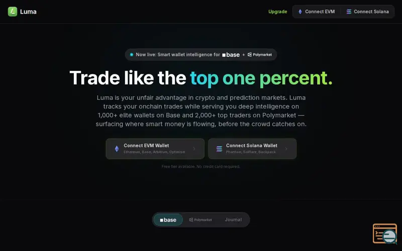 Screenshot of Luma Intelligence