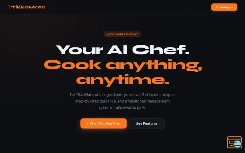 Screenshot of TikkaMate