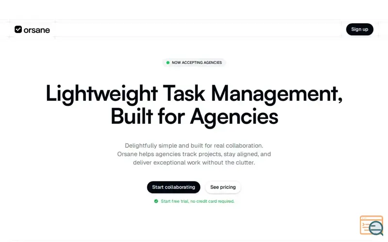 Screenshot of Orsane