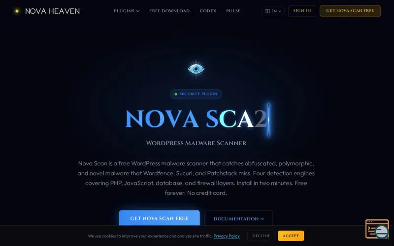 Screenshot of Nova Scan