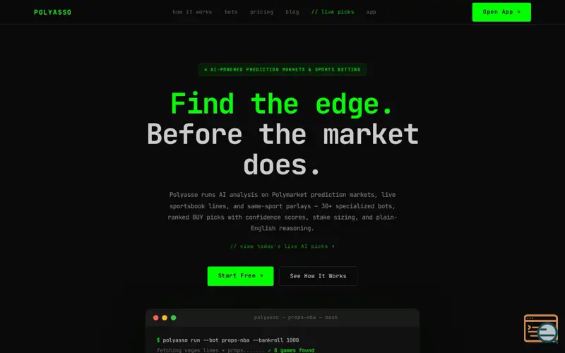 Screenshot of Polyasso