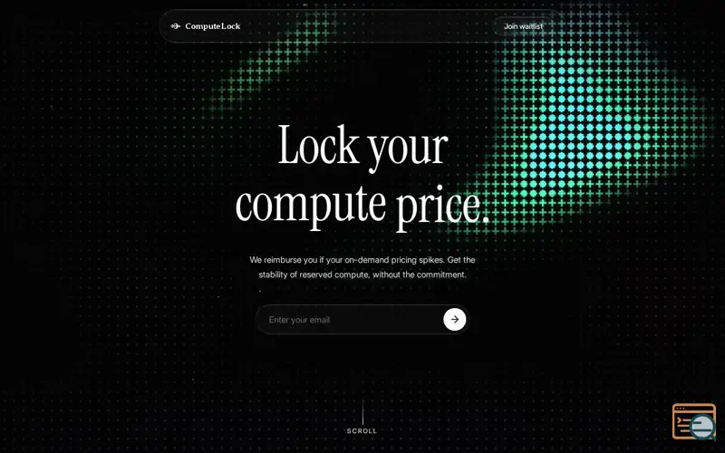 Screenshot of ComputeLock