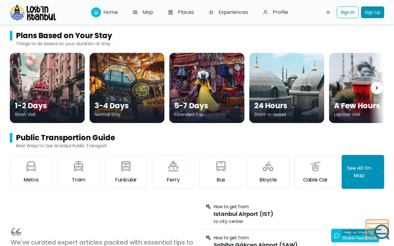 Screenshot of Lost in Istanbul