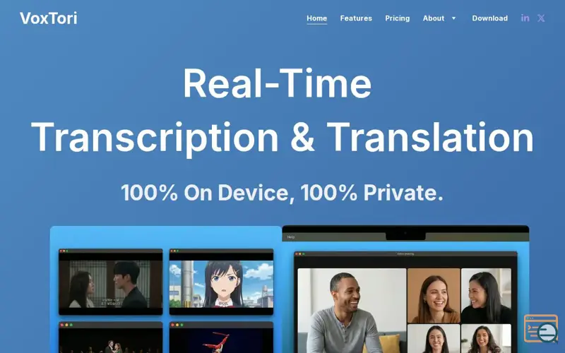 Screenshot of VoxTori