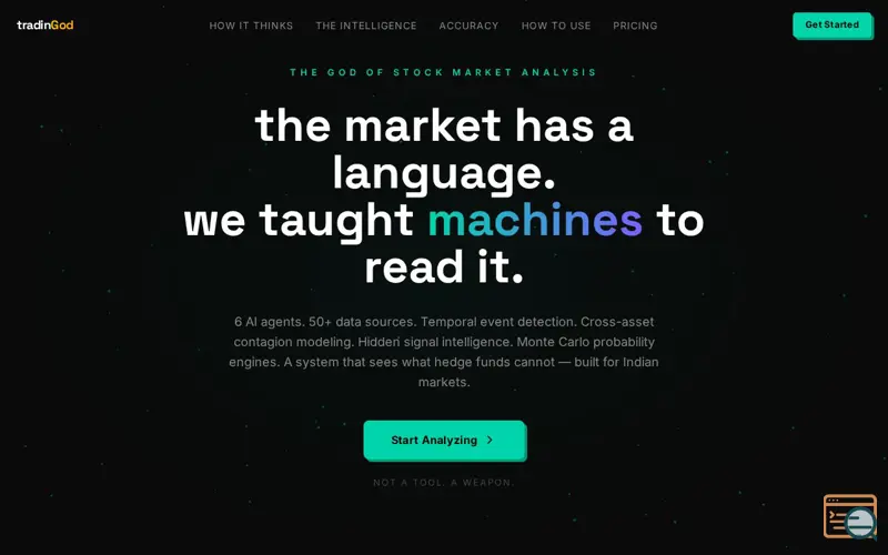 Screenshot of tradinGod