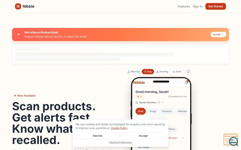 Screenshot of Nibble