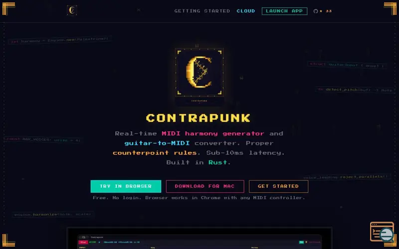 Screenshot of Contrapunk