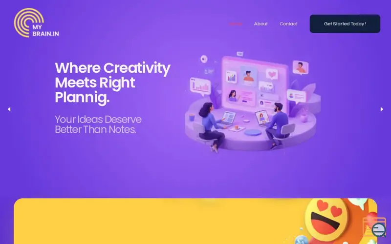 Screenshot of mybrain