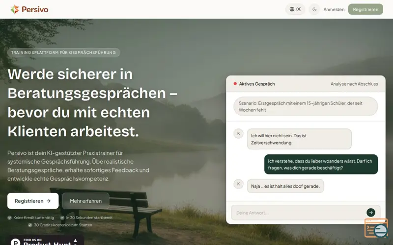 Screenshot of Persivo 