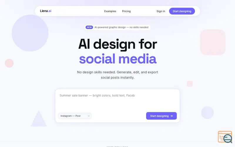 Screenshot of Liena.ai