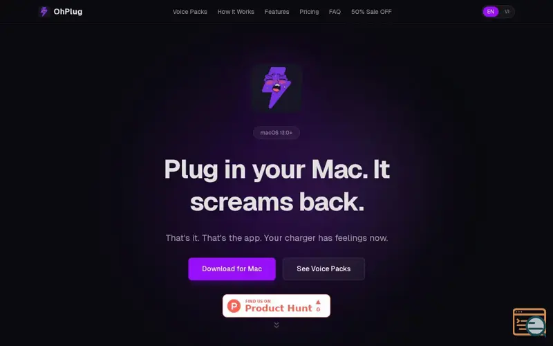 Screenshot of OhPlug