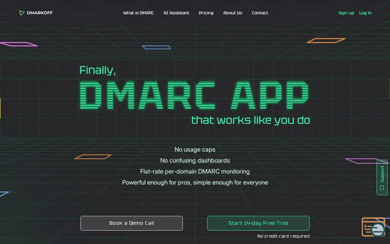 Screenshot of DMARKOFF