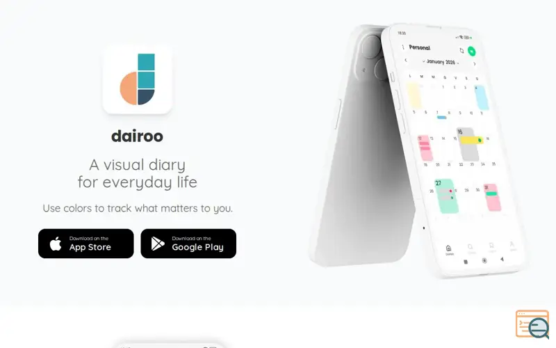 Screenshot of dairoo