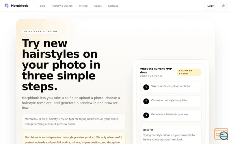 Screenshot of Morphlook