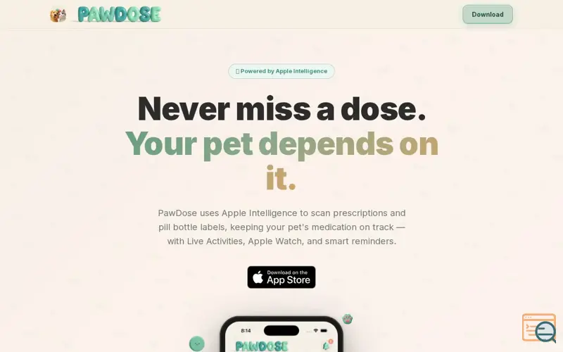 Screenshot of PawDose: Pet Med Tracker