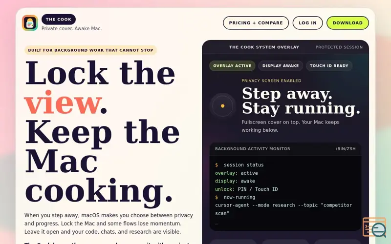 Screenshot of The Cook