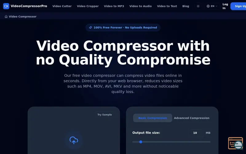 Screenshot of VideoCompressorPro