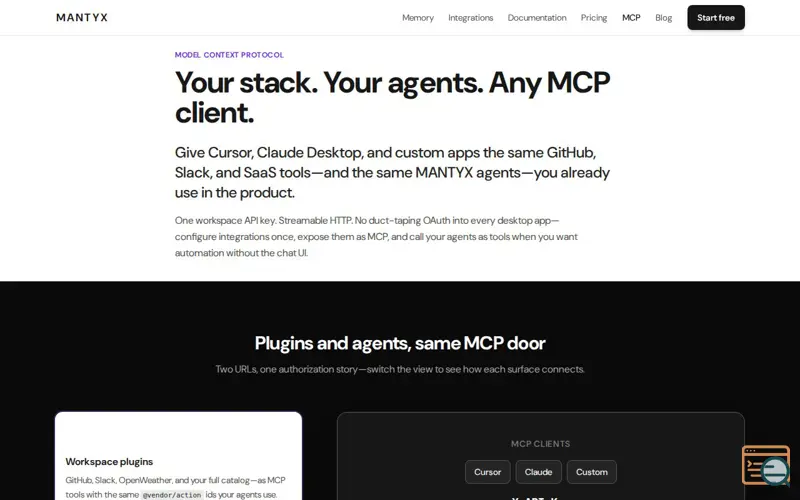 Screenshot of Mantyx