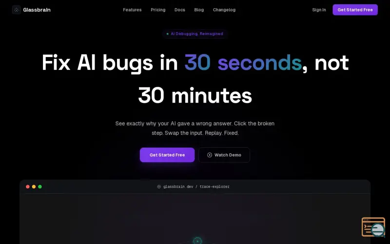 Screenshot of Glassbrain