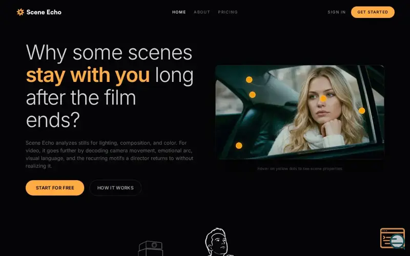 Screenshot of Scene Echo