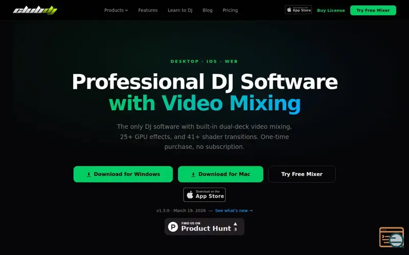 Screenshot of ClubDJ Pro