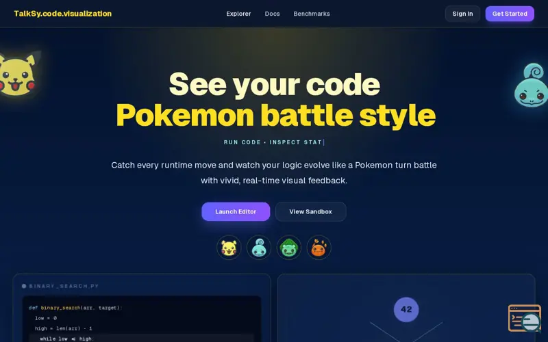 Screenshot of TalkSy-Code-Visualizer