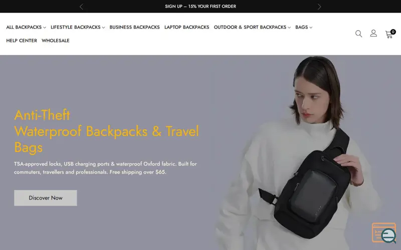 Screenshot of Bange Store