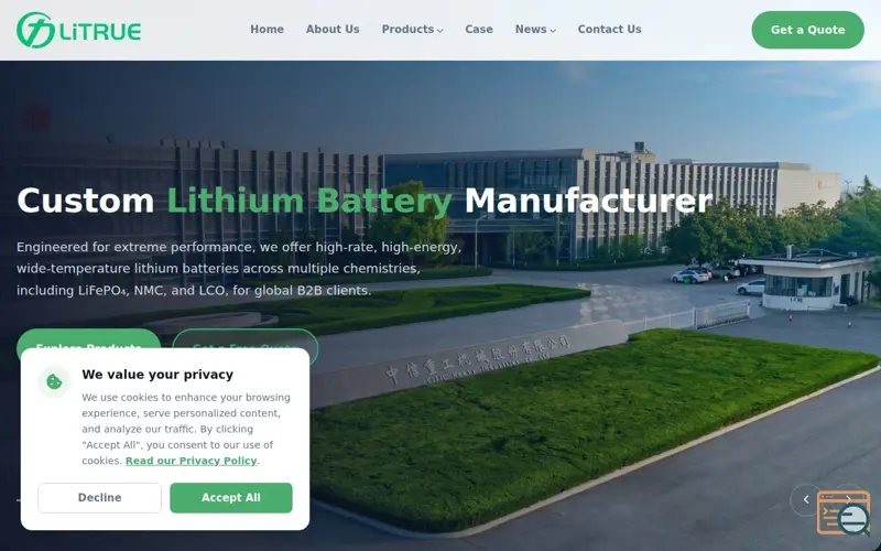 Screenshot of LiTrue