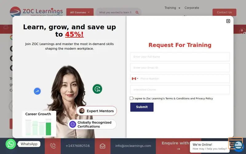 Screenshot of Online DBA in Artificial Intelligence