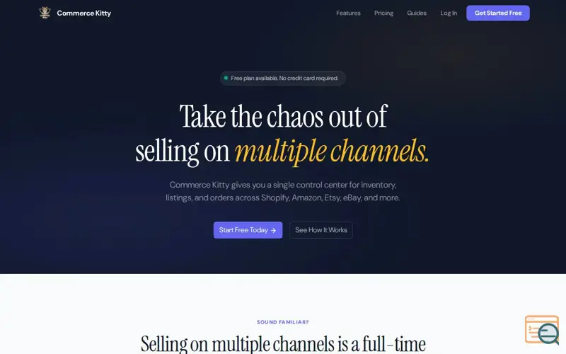 Screenshot of Commerce Kitty