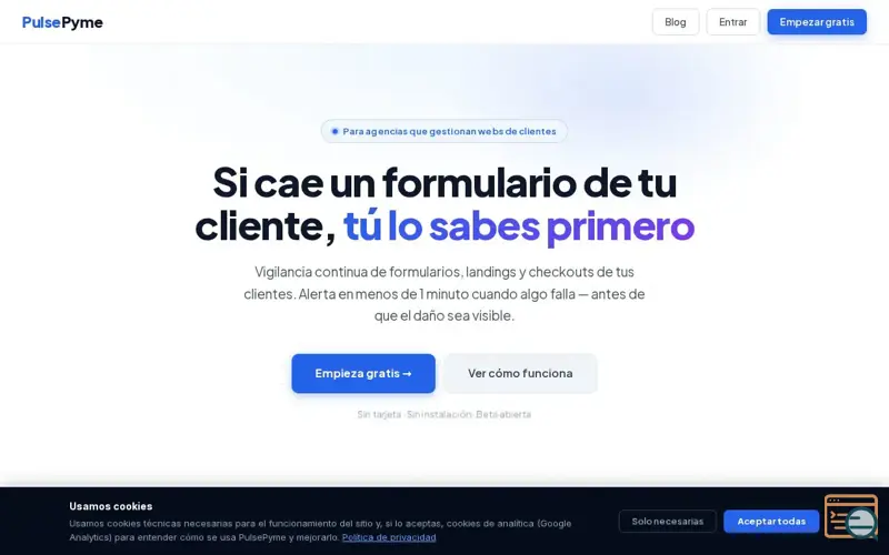 Screenshot of PulsePyme