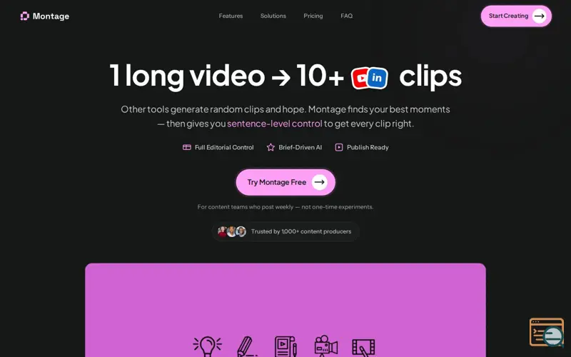 Screenshot of Montage.app