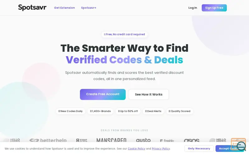 Screenshot of Spotsavr