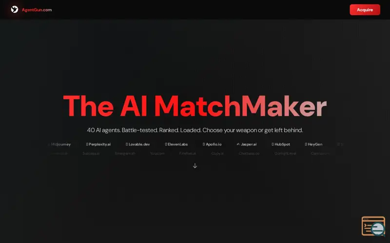 Screenshot of AgentGun