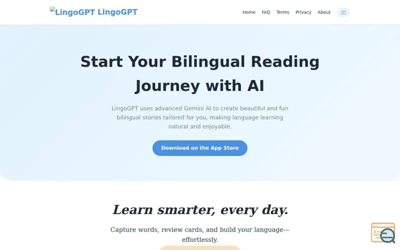 Screenshot of LingoGPT