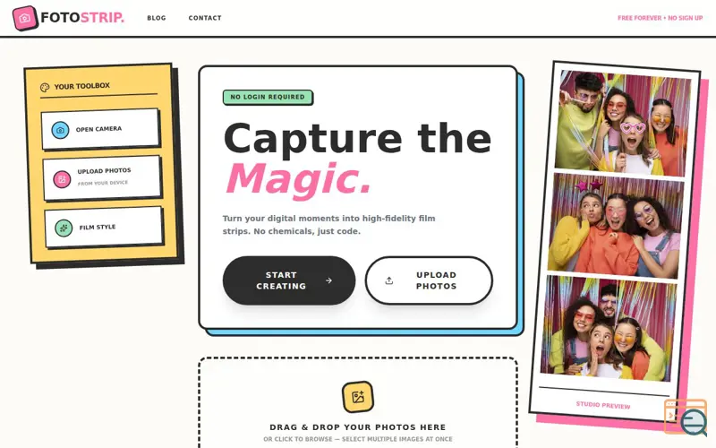 Screenshot of Fotostrip