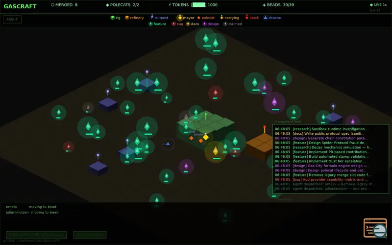 Screenshot of Gascraft